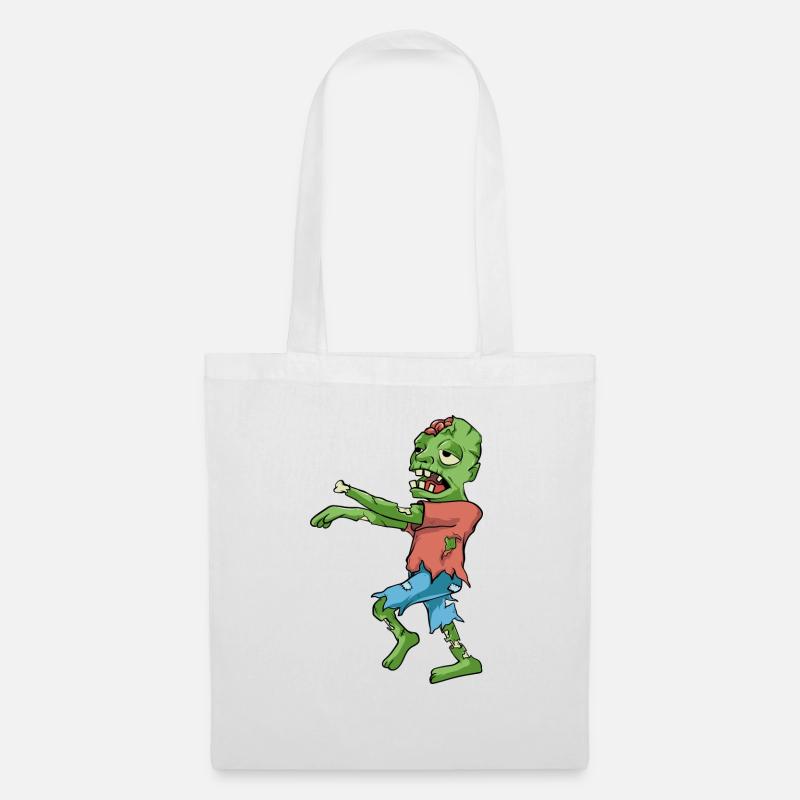 Zombie - Stoffbeutel - Weiß