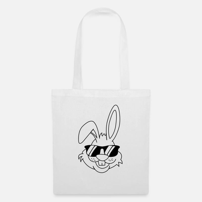 hase - Stoffbeutel - Weiß