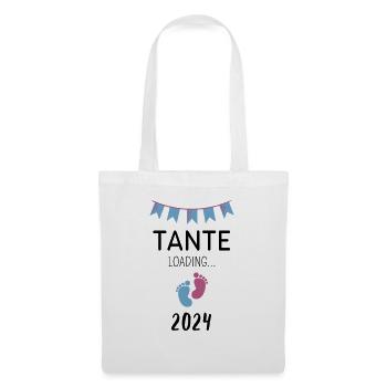 Tante Loading... 2024 - Stoffbeutel - Weiß - Vorne