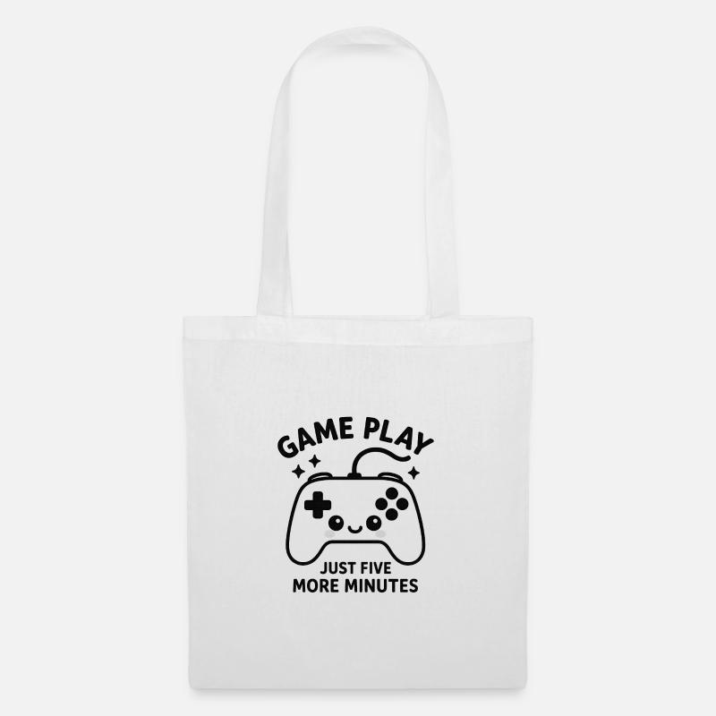 Playing time five minutes left - Tote Bag - white