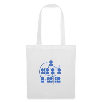 Crazy organization chart - all right? - Tote Bag - white - Front