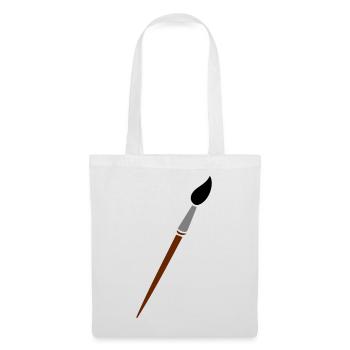 paint brush - Tote Bag - white - Front