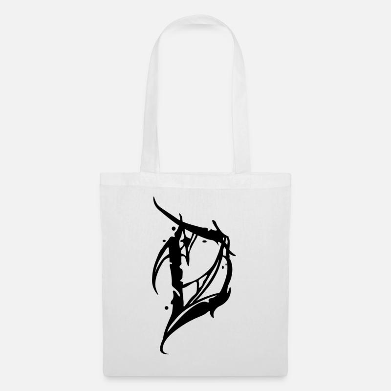 D - Tote Bag - white