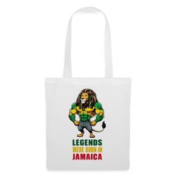 Jamaika Löwen Reggae Musik - Stoffbeutel - Weiß - Vorne