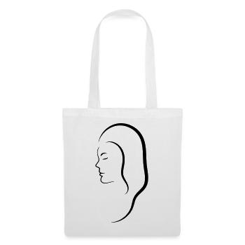 Head Woman - Tote Bag - white - Front
