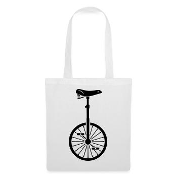 Unicycle Bicycle Circus Acrobatics - Tote Bag - white - Front