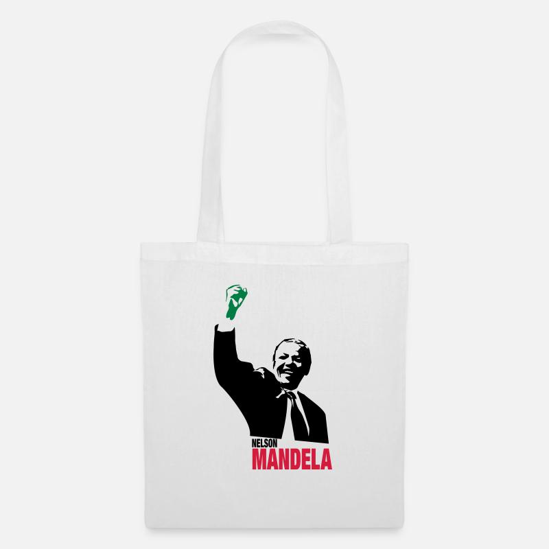 Nelson Mandela - Stoffbeutel - Weiß