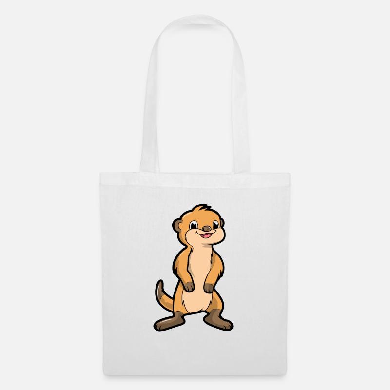 suricate - Sac en tissu - blanc