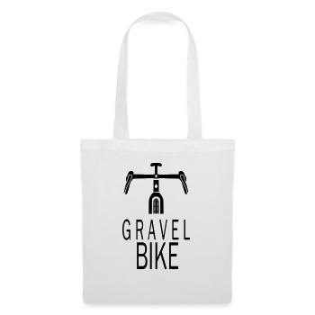 Gravelbike - Stoffbeutel - Weiß - Vorne