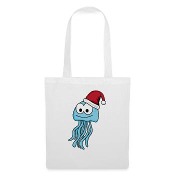 Jellyfish Comic Christmas - Tote Bag - white - Front