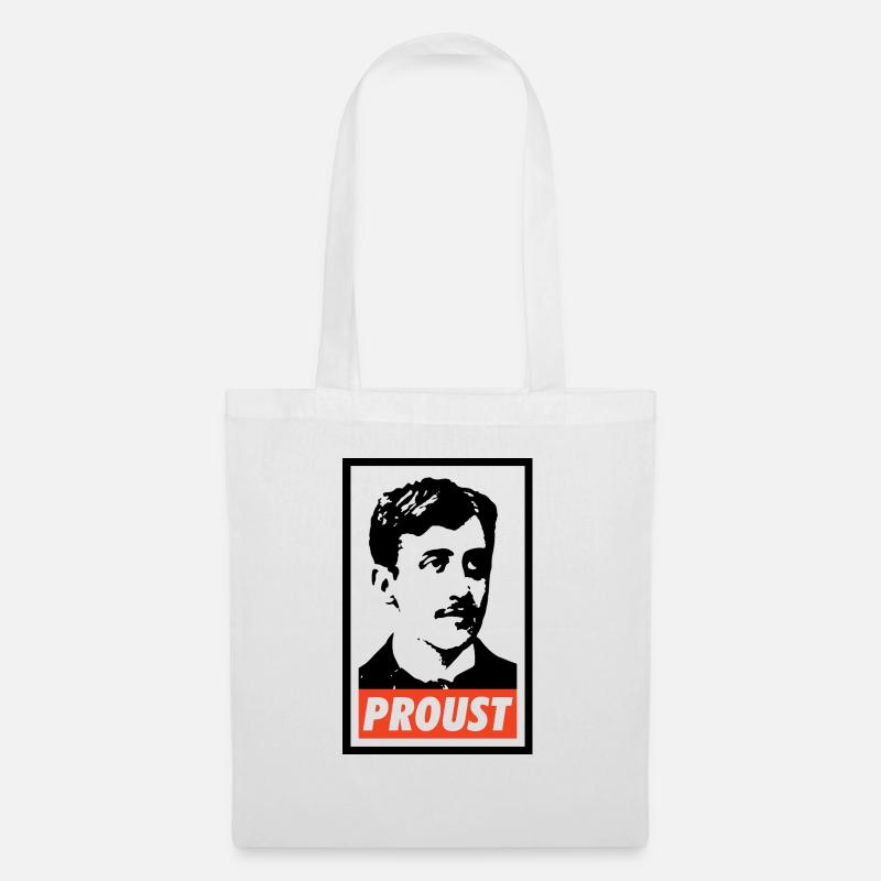 Marcel Proust - Stoffbeutel - Weiß