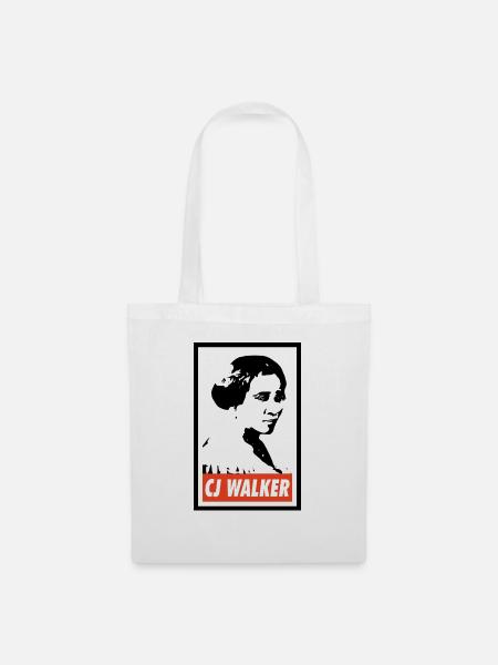 Madam CJ Walker - Stoffbeutel - Weiß