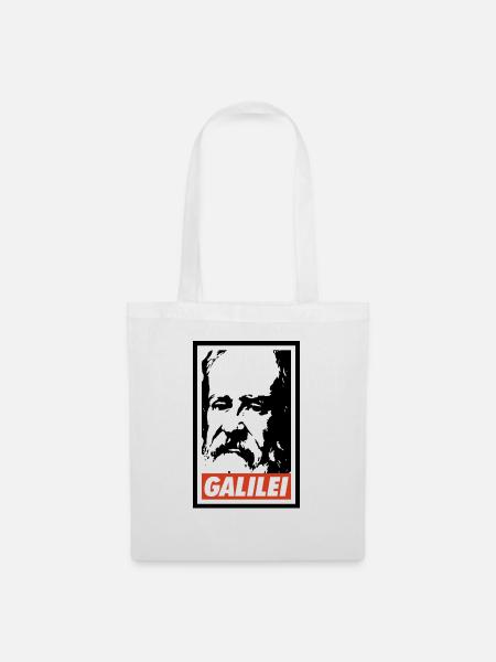 Galileo Galilei - Stoffbeutel - Weiß
