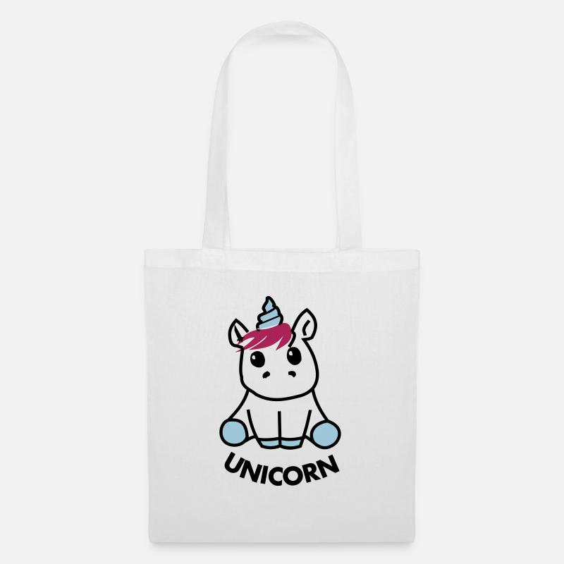 EINHORN - Stoffbeutel - Weiß