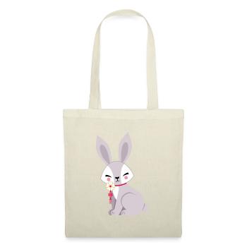 Hase - Stoffbeutel - Natur - Vorne
