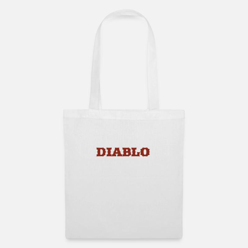 Diablo - Devil - Satan - 666 - Tote Bag - white
