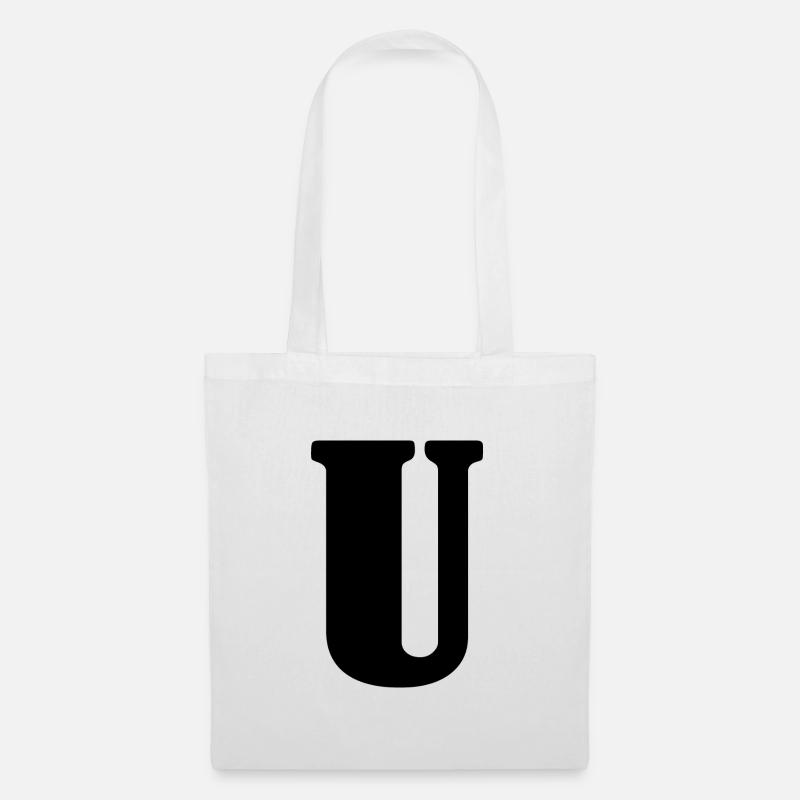 U - Stoffbeutel - Weiß