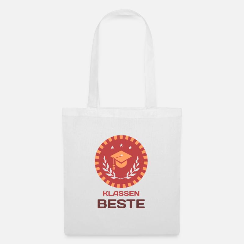 Klassenbeste - Stoffbeutel - Weiß