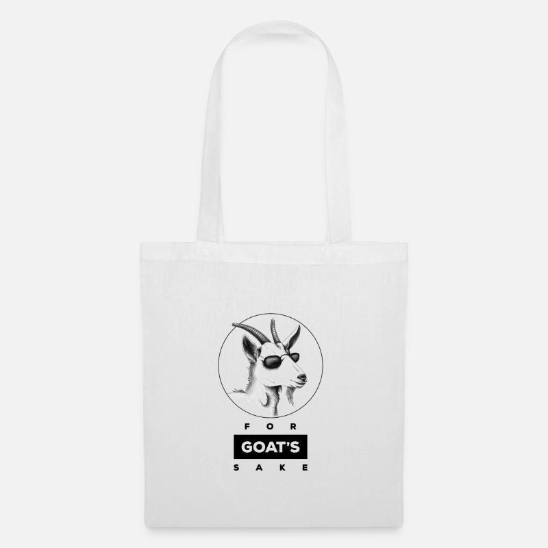 For Goat's Sake - Sac en tissu - blanc
