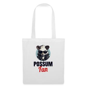 Opossum Possum Vintage Possumm Oppossum - Stoffbeutel - Weiß - Vorne