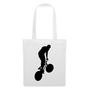 BMX Bike - Stoffbeutel - Weiß - Vorne