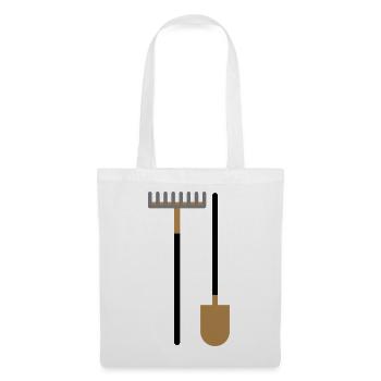 appareils de jardin - Sac en tissu - blanc - Devant