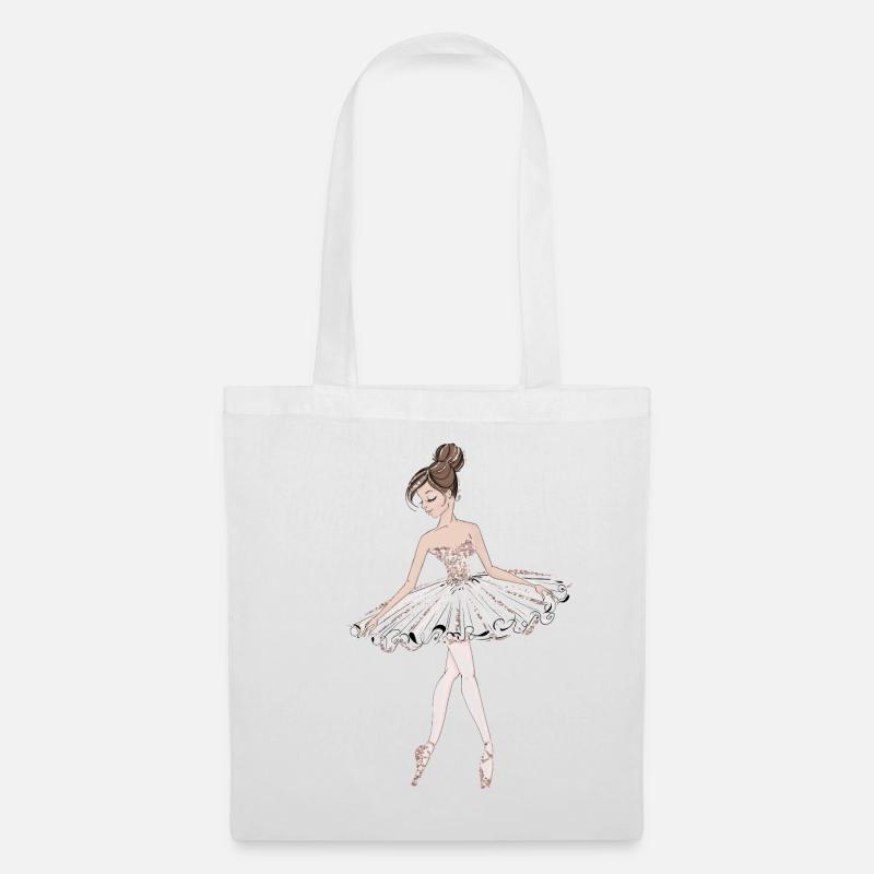 Danseur d'opéra - Sac en tissu - blanc