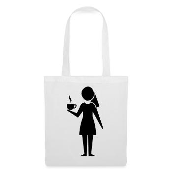 Coffee Woman - Tote Bag - white - Front
