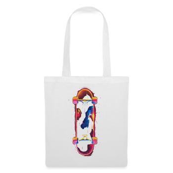 Skateboard 80s Look - Tote Bag - white - Front
