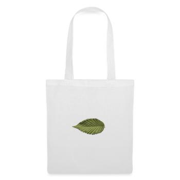 Leaf Structure Olive Green Pattern - Tote Bag - white - Front