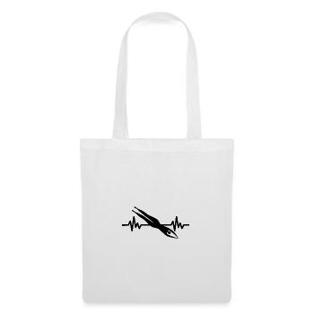 Heartbeat Swimmer - Diver Water Sports Athlete - Tote Bag - white - Front