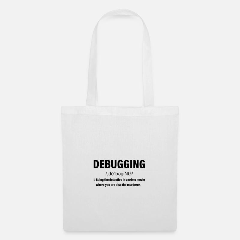 Programmation - Sac en tissu - blanc
