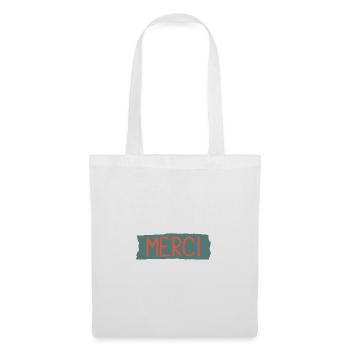 MERCI. MAÎTRESSE. MAÎTRE. MERCI MAÎTRESSE - Sac en tissu - blanc - Devant