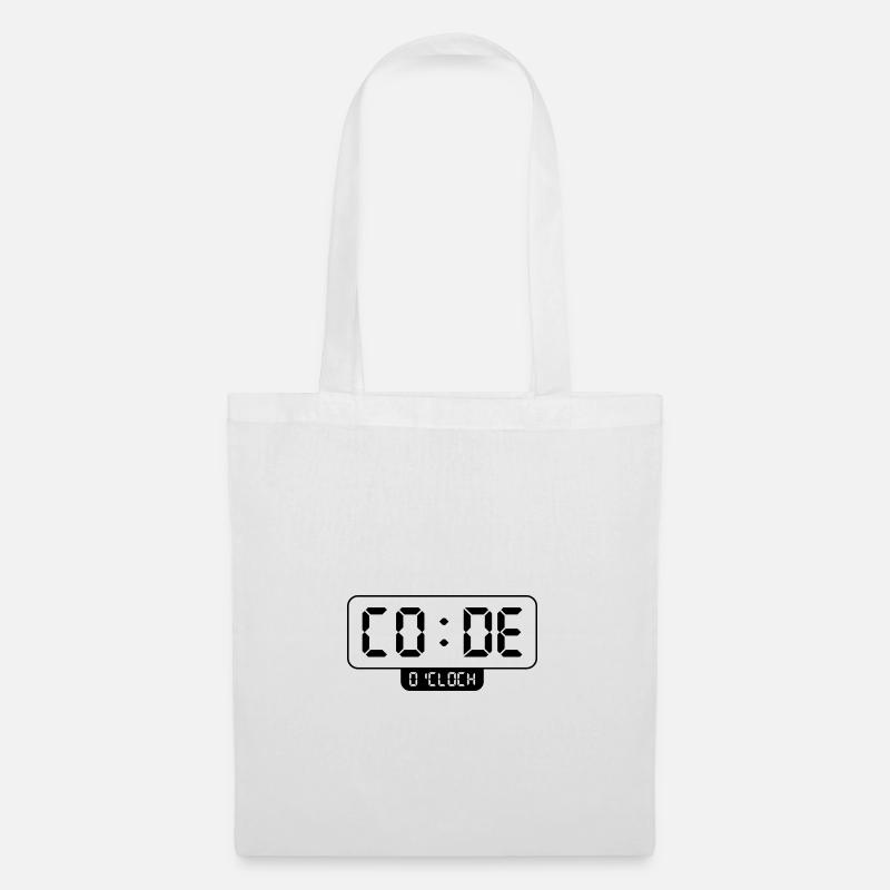 Programmation - Sac en tissu - blanc