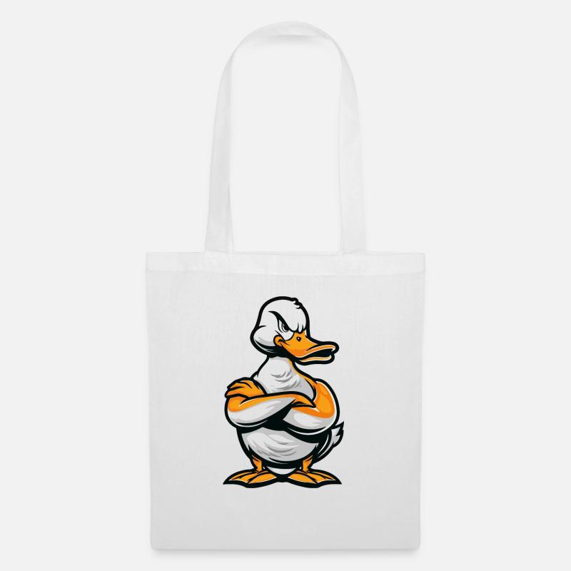 ente - Stoffbeutel - Weiß