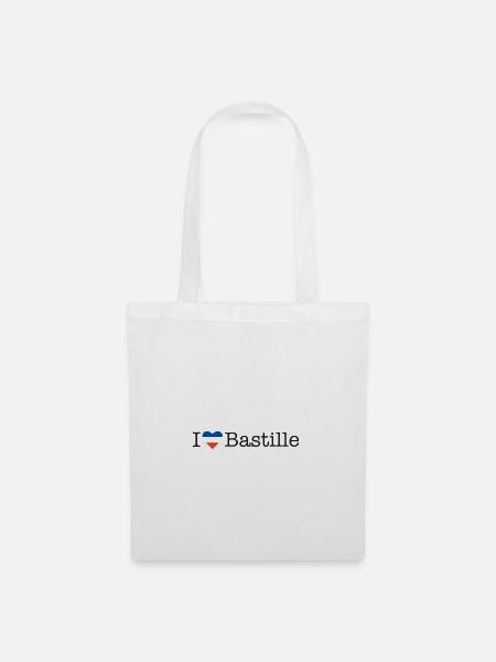 I love - Stoffbeutel - Weiß
