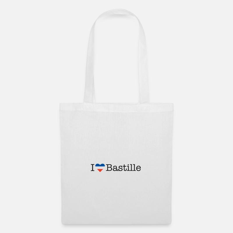 I love - Stoffbeutel - Weiß