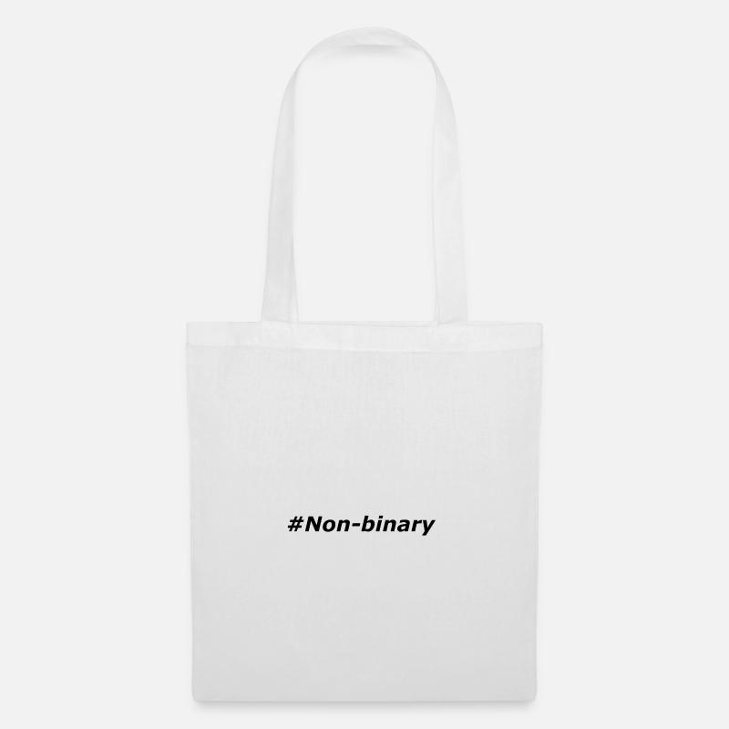 #Non-binary - Stoffbeutel - Weiß