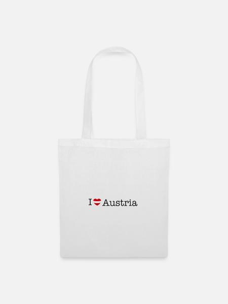 I love Austria - Stoffbeutel - Weiß