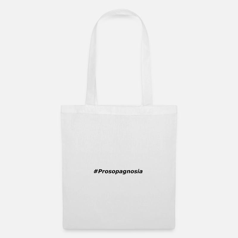 Prosopagnosia - Stoffbeutel - Weiß