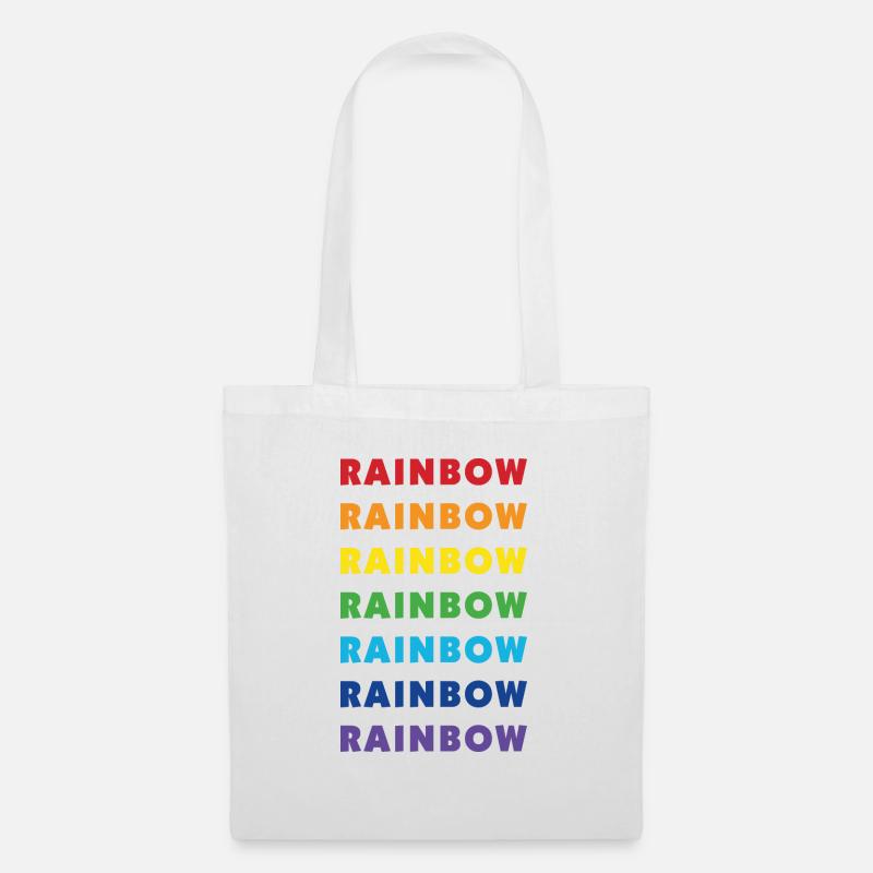 rainbow - Stoffbeutel - Weiß