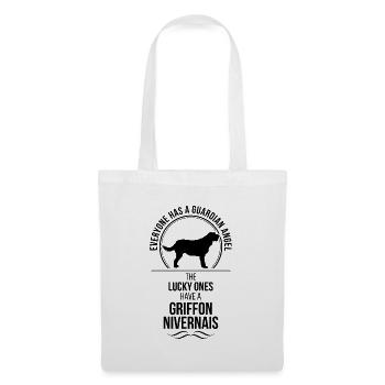 GRIFFON NIVERNAIS Guardian Angel Chiens Wilsigns - Sac en tissu - blanc - Devant