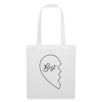 Best Friends - Best Friends Partner Look for Two - Tote Bag - white - Front