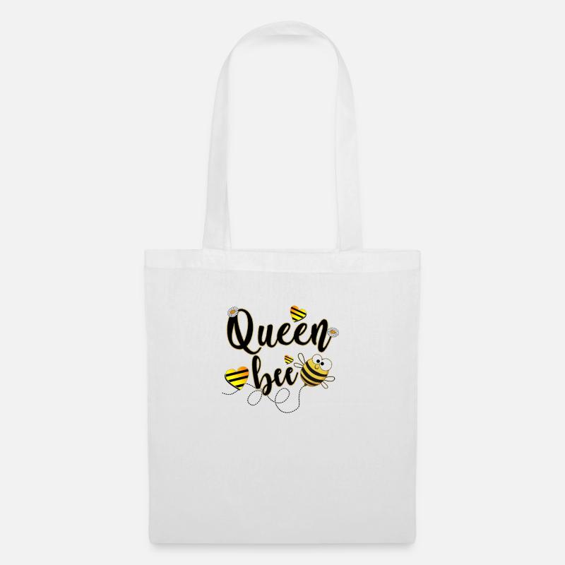 Queen Bee - Tote Bag - white