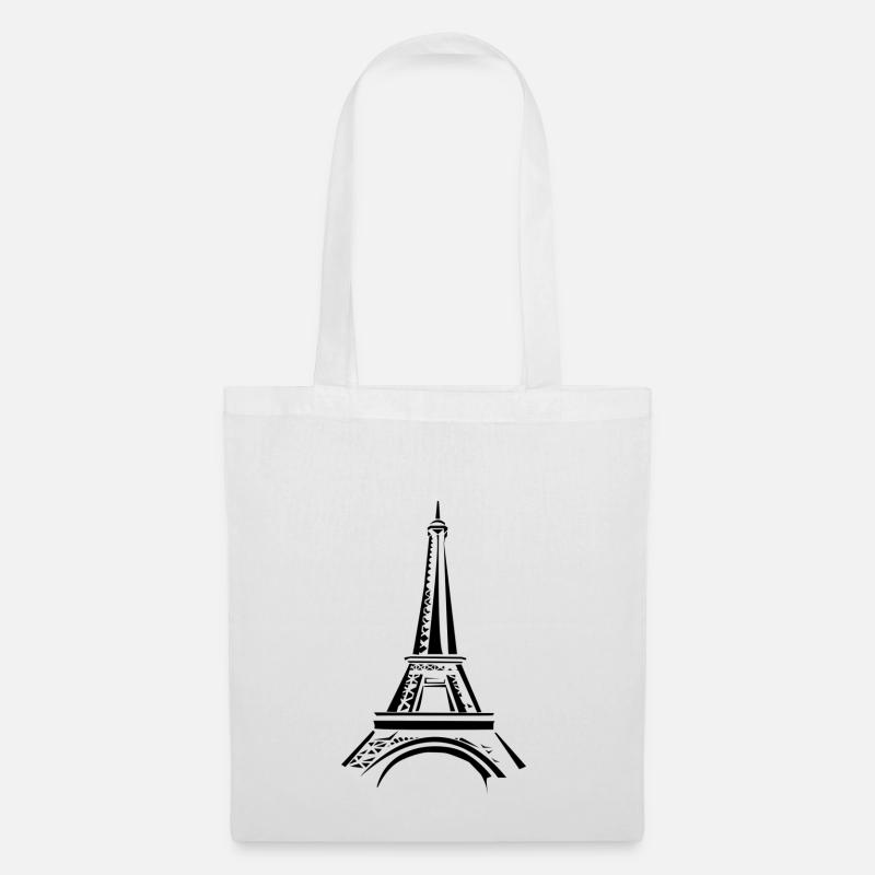 Eiffel Tower - Tote Bag - white