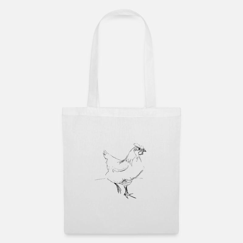 Chicken - Tote Bag - white