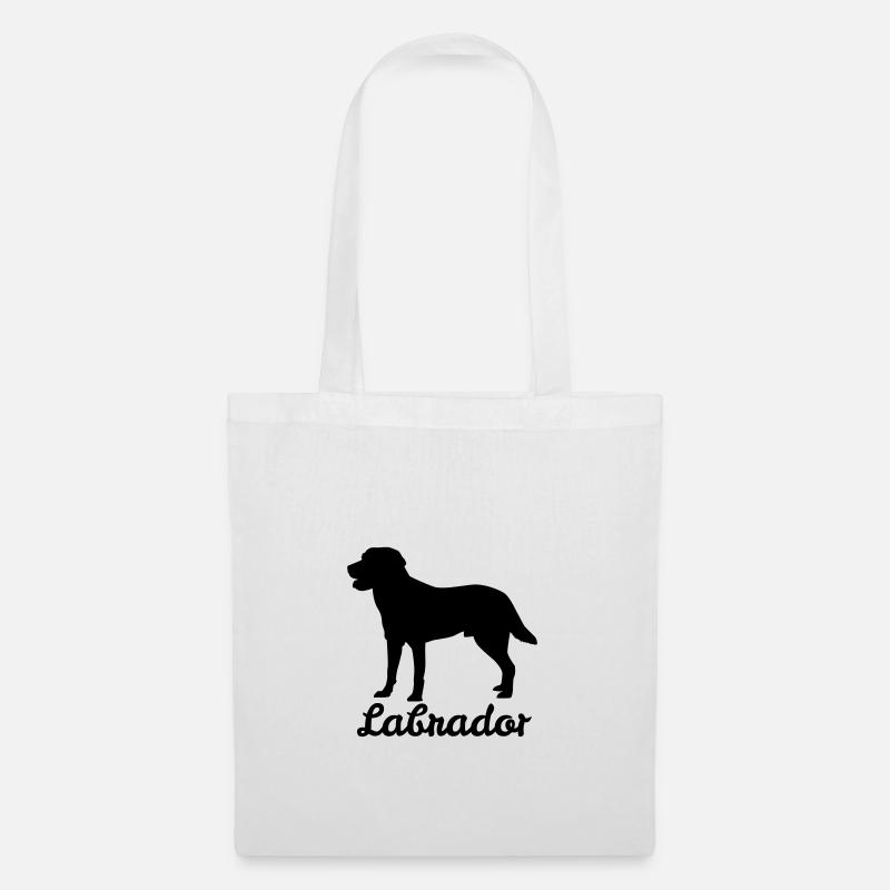 Labrador Retriever - Hund Geschenk Labbi - Stoffbeutel - Weiß