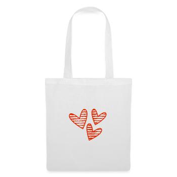 LOVE. COUPLE. JUST MARRIED. Bachelorette party. VALENTINE'S DAY. - Tote Bag - white - Front