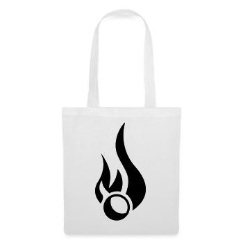 Flammender Ball - Stoffbeutel - Weiß - Vorne