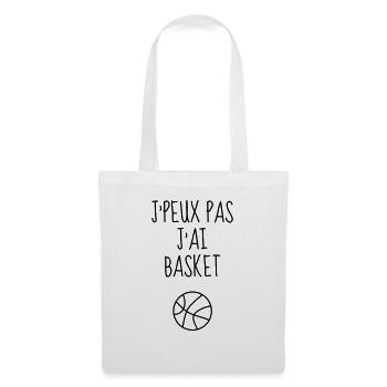 Basketball - Basket ball - Basket-ball - Baskette - Tote Bag - white - Front